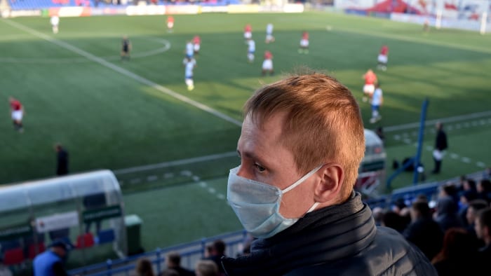 Belarus's soccer league plays on amid coronavirus